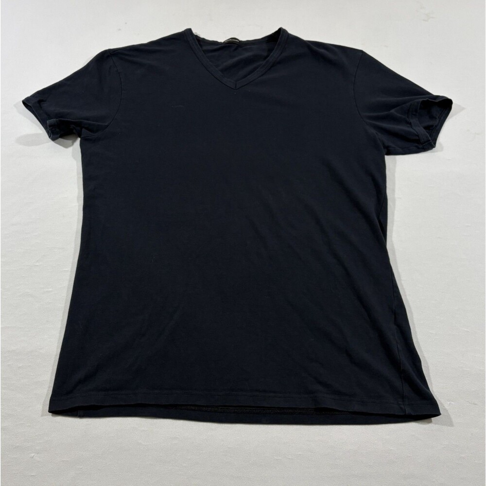 Intimissimi Black Womens Short Sleeve V Neck Casual Sleep Wear Top T-shirt Sz XL